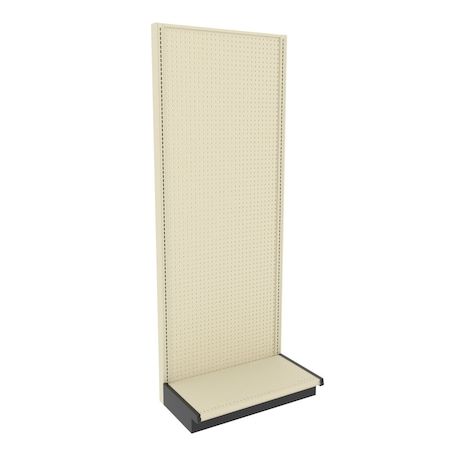 Lozier Gondola Wall Display Add-on, Platinum Off-White, 36W x 96H x 19D P399U-AD